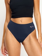 ModiBodi Blue Period Seamfree Active Hi Waist Cheeky Moderate Knickers - Image 7 of 9