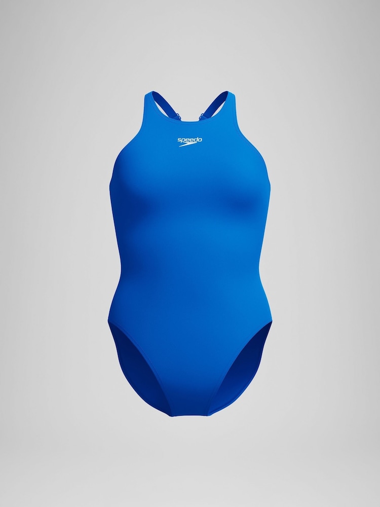 Speedo Blue Womens End+ V-Back Longer Body Swimsuit - Image 6 of 6 Speedo Blue Womens End+ V-Back Longer Body Swimsuit - Image 6 of 6