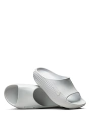 Nike White ReactX Rejuven8 Sliders - Image 6 of 9