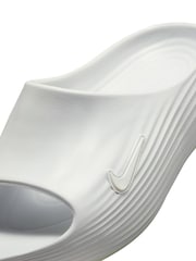 Nike White ReactX Rejuven8 Sliders - Image 9 of 9