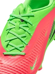 Nike Black/Green Phantom 6 Academy Erling Haaland Multi Ground Football Boots - Image 8 of 11