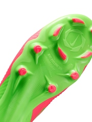 Nike Black/Green Phantom 6 Academy Erling Haaland Multi Ground Football Boots - Image 9 of 11