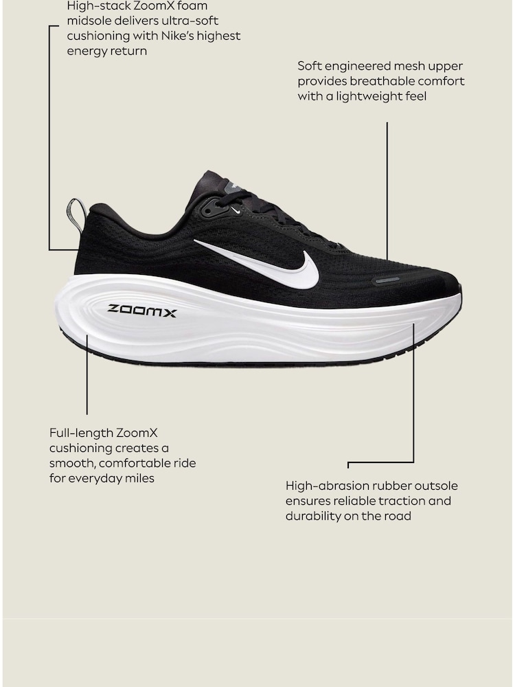 Mavi/narıncı - Nike Vomero Plus Qaçış Təlimçiləri - 4şəkildən 4 şəkil