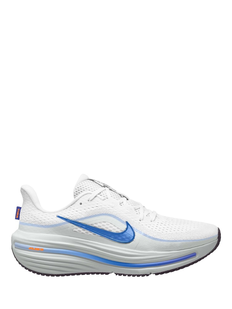 Nike White/Blue Winflo 12 Running Trainers - Image 1 of 4 Nike White/Blue Winflo 12 Running Trainers - Image 1 of 4