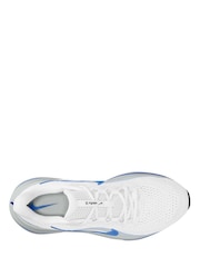 Nike White/Blue Winflo 12 Running Trainers - Image 3 of 4