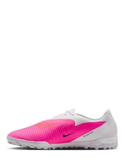 Nike Pink Phantom 6 Low Academy Turf Football Boots - Image 4 of 10