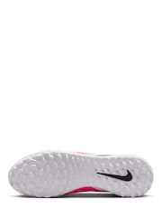 Nike Pink Phantom 6 Low Academy Turf Football Boots - Image 8 of 10