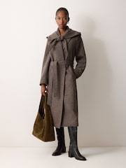 Jigsaw Green Heckfield Suede Tote Bag - Image 3 of 6