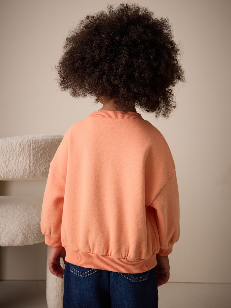 Orange Summer Crew Neck Sweatshirt (3mths-7yrs) - Image 2 of 7