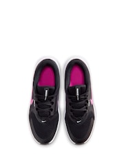 Svart/Rosa - Nike Youth Star Hallmatta 5 Sneakers - Bild 6 av 11