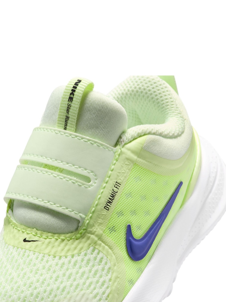 Nike Green Volt Infant Star Runner 5 Trainers - Image 7 of 7