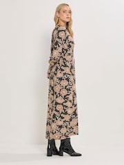Braun - Long Tall Sally Floral Belted Midaxi Dress - Bild 3 von 6