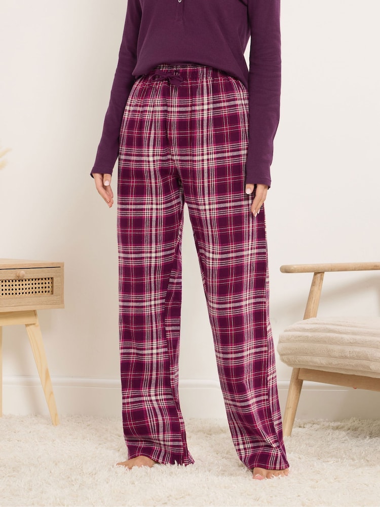 Long Tall Sally Red Check Pyjamas - Image 2 of 6 Long Tall Sally Red Check Pyjamas - Image 2 of 6