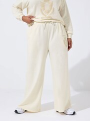 Yours Curve Natural Limited New York Joggers - Image 1 of 5