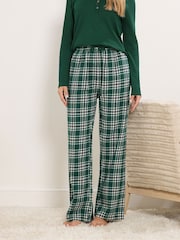 Long Tall Sally Green Check Pyjamas - Image 2 of 6