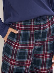 Long Tall Sally Blue Check Pyjamas - Image 5 of 6