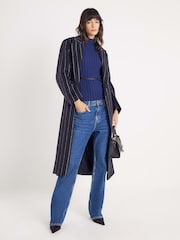 River Island Blue Belted Ribbed Tank - Image 3 of 4