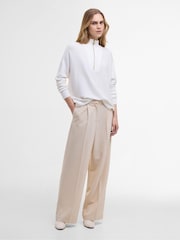 Barbour® International White Lola Knitted Jumper - Image 2 of 7