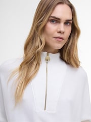 Barbour® International White Lola Knitted Jumper - Image 4 of 7