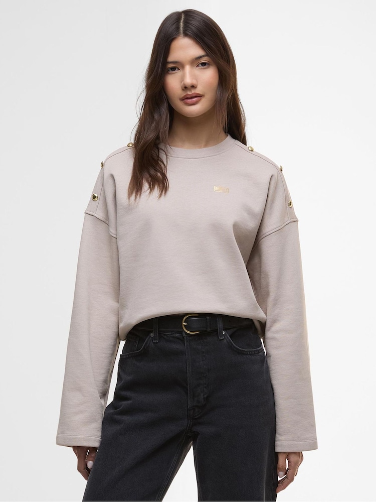 Barbour® International Natural Juliana Sweatshirt - Image 1 of 7
