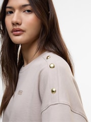 Barbour® International Natural Juliana Sweatshirt - Image 4 of 7