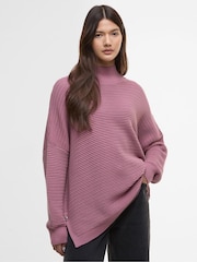 Barbour® International Pink Kaia Jumper - Image 1 of 7