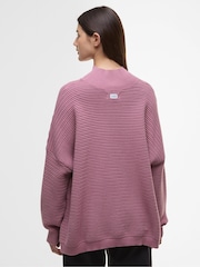 Barbour® International Pink Kaia Jumper - Image 2 of 7