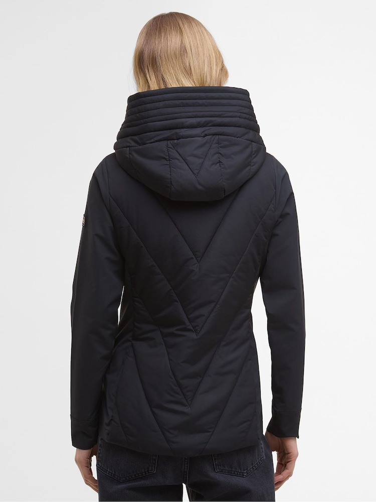 Barbour® International Black Diablo QS Sweatshirt - Image 2 of 6 Barbour® International Black Diablo QS Sweatshirt - Image 2 of 6