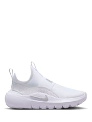 Nike White Junior Flex Runner 4 Trainers - Image 1 of 11