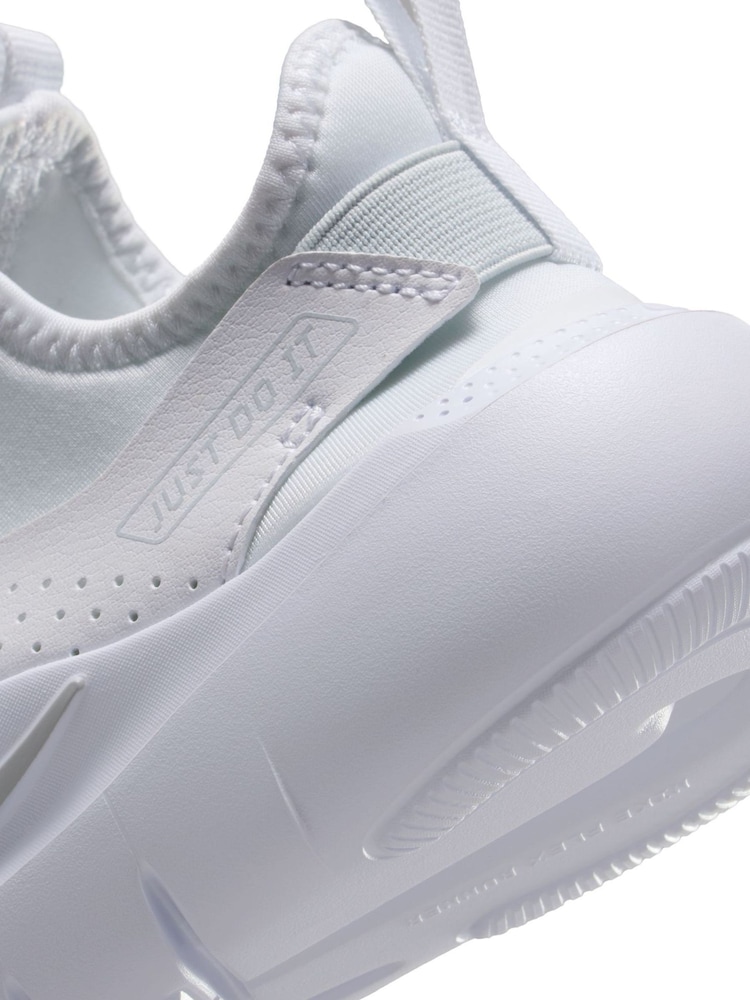 Nike White Junior Flex Runner 4 Trainers - Image 11 of 11 Nike White Junior Flex Runner 4 Trainers - Image 11 of 11