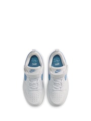 Nike White Junior Court Borough Low Trainers - Image 10 of 10