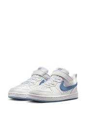 Nike White Junior Court Borough Low Trainers - Image 2 of 10