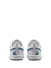 Nike White Junior Court Borough Low Trainers - Image 3 of 10
