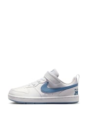 Nike White Junior Court Borough Low Trainers - Image 6 of 10