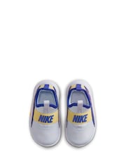 Nike Grey Orange Infant Flex Runner 4 Trainers - Image 6 of 9