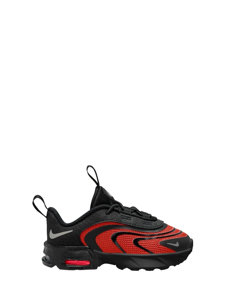 Nike Black/Red Infant Air Max Fire Trainers - Image 1 of 4