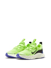 Nike Light Green Junior Free Ride Trainers - Image 3 of 7