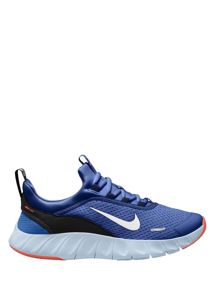 Nike Blue Youth Free Ride Trainers - Image 1 of 4 Nike Blue Youth Free Ride Trainers - Image 1 of 4
