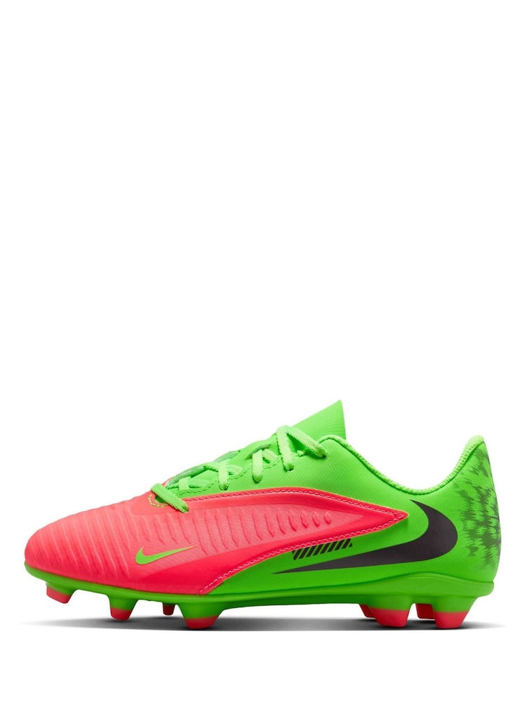 Nike Red Jr. Phantom 6 Low Club Football Boots - Image 2 of 11