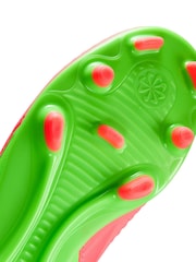 Nike Red Jr. Phantom 6 Low Club Football Boots - Image 9 of 11