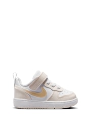 Nike White Infant Court Borough Low Trainers - Image 1 of 9
