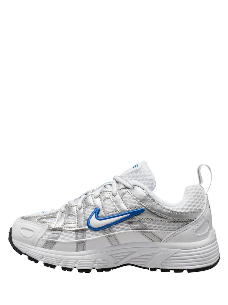 Nike White Junior P6000 Trainers - Image 2 of 4