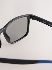 Black/Blue Mirror Sport Polarised Sunglasses - Image 3 of 3