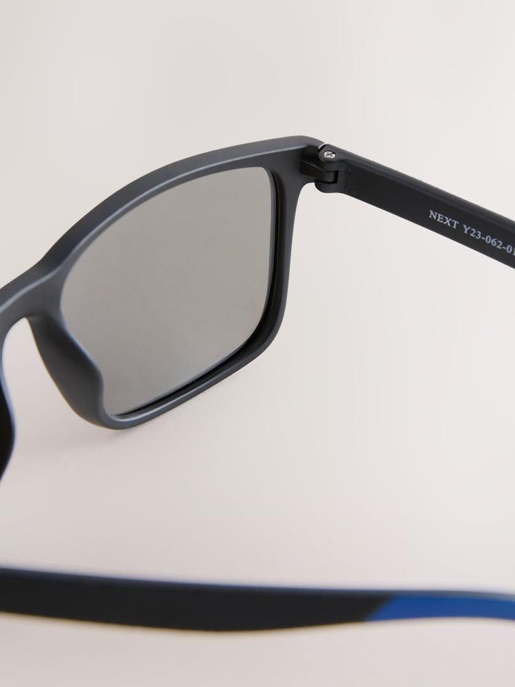 Black/Blue Mirror Sport Polarised Sunglasses - Image 4 of 4