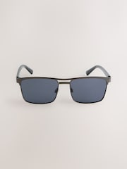 Gunmetal Grey Preppy Sunglasses - Image 3 of 5