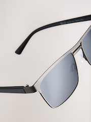 Gunmetal Grey Preppy Sunglasses - Image 5 of 5