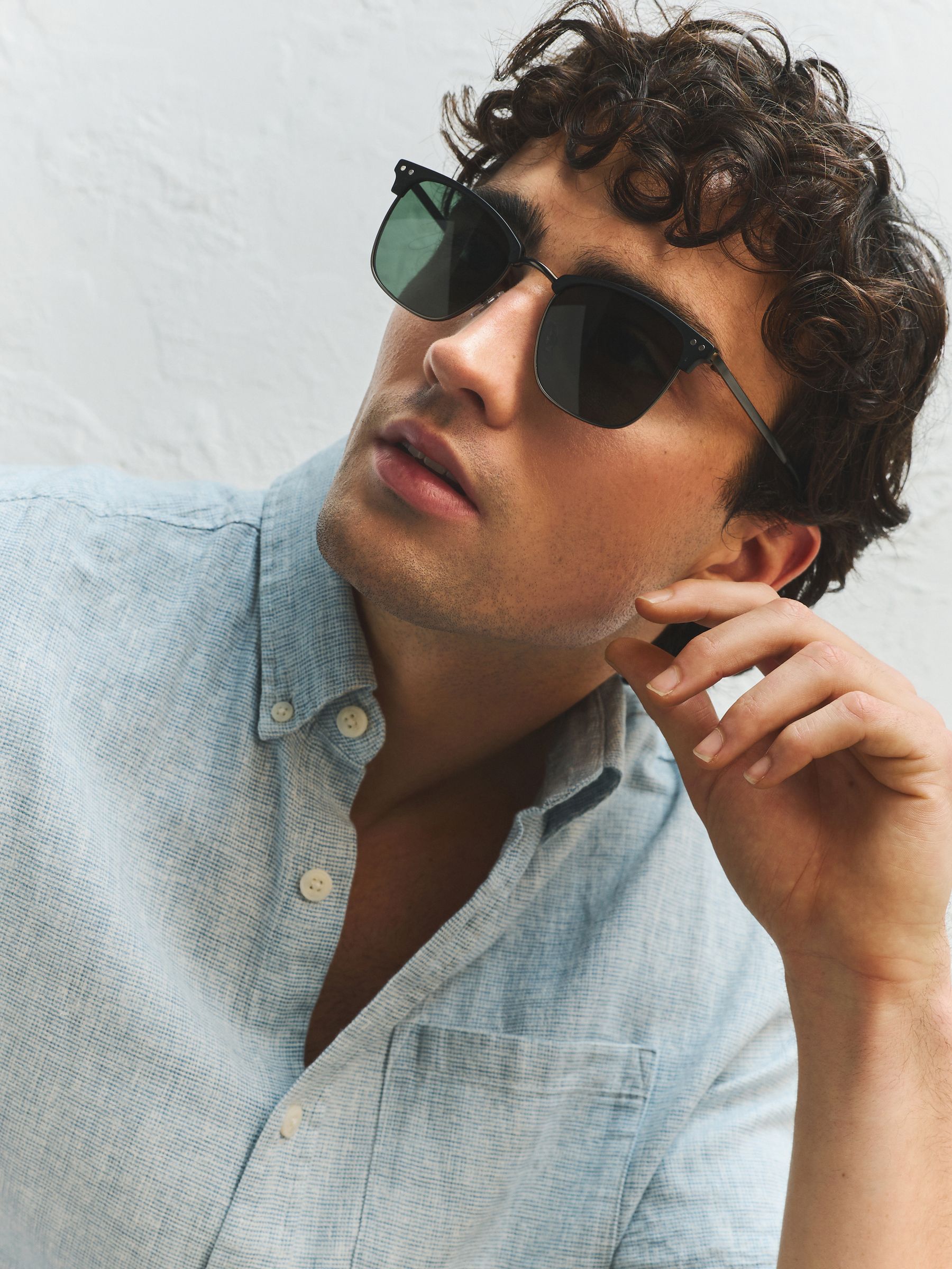 Buy Black Preppy Sunglasses from Next Oman