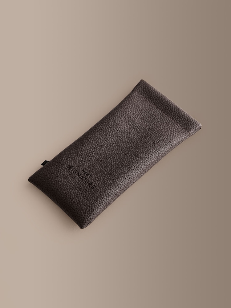 Black/Tortoiseshell Brown Inlay Signature Preppy Acetate Frame Polarised Sunglasses - Image 4 of 4