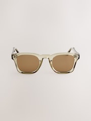 חום דבש - Preppy Chunky Polarised Sunglasses - תמונה 2 מתוך 3