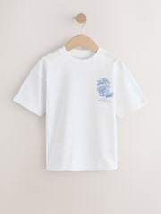 White Dragon Short Sleeve Graphic T-Shirt (3-16yrs) - Image 5 of 8